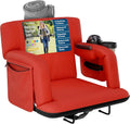 Alpcour Premium Reclining Stadium Seat For Bleachers With Back Support