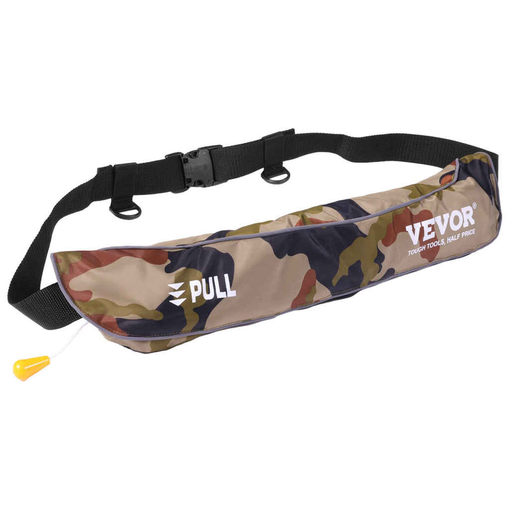 Manual Inflatable Belt Pack For Adults PFD Green CO2 Cylinder Not Included