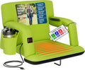 Alpcour Heated Reclining Stadium Seat For Bleachers With Back Support