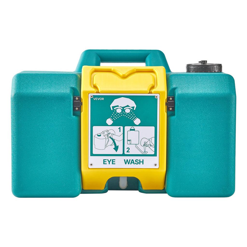 Portable Eye Wash Station 8-Gal OSHA-Approved Emergency Eyewash Station Green